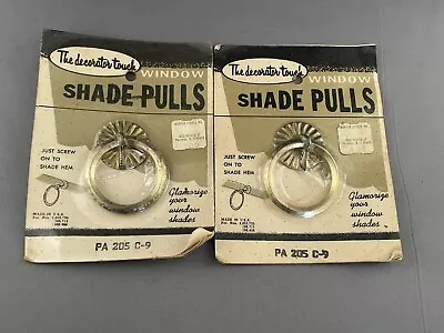 2 Vintage Windows Shade Pulls PA 205C9 The Decorator Touch NEW • $20