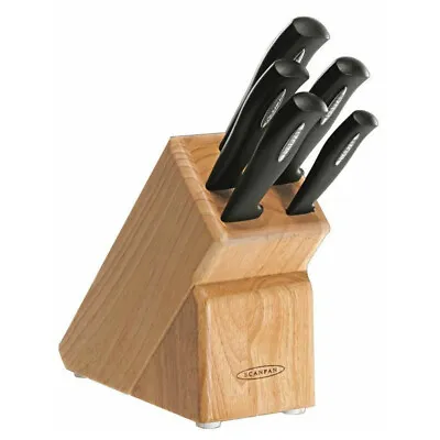 Scanpan Microsharp 6pc Kitchen Knife Block Set - 6 Piece • $105.80