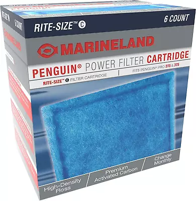 Marineland Penguin Pro & Original Replacement Filter Cartridge C (6-Pack) • $26.34