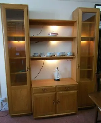 £1895 • Buy Ercol Windsor Tall Display Cabinets, Shelves And Sideboard