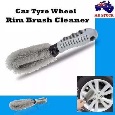 Car Wheel Rim Cleaning Brush Car Tyre Rim Cleaner Tyre Brush Wash Car Clean Tool • $12.65