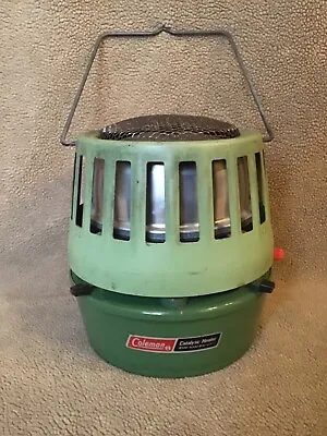 Vintage Coleman Catalytic Heater Model 513A 3000-5000 BTU 1979 Camping Fishing • $41.95