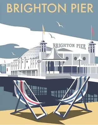 £4.25 • Buy Brighton Pier By Dave Thompson Fridge Magnet   (se)