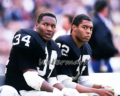 NFL Los Angeles Raiders Bo Jackson Marcus Allen Color 8 X 10 Photo Picture • $5.99