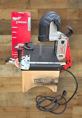 Milwaukee 6232-20 Deep Cut Band Saw With Swag Stand & 2 Extra Blades • $479.95
