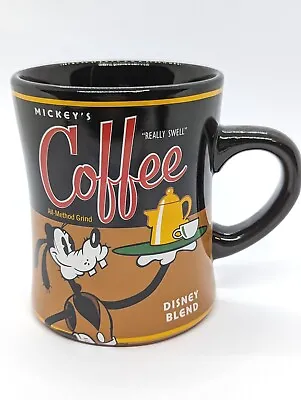 Disney Mickey's Really Swell  Coffee Brand GOOFY Mug Theme Perks Original 16oz • $29.99