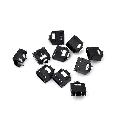 10x 5PIN 1/8  3.5mm Stereo Jack Headphones Socket PCB Panel Mount*oa • £2.94