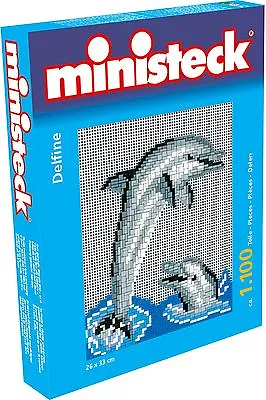 Ministeck Pixel Puzzle (32789): Dolphins 1100 Pieces • $14.95