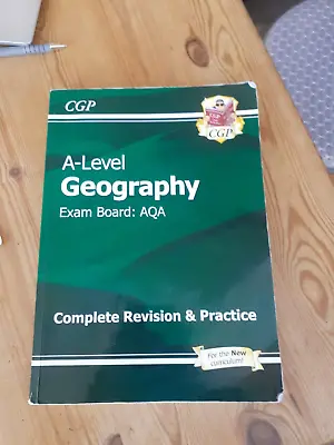CGP - AQA - A Level Geography - Complete Revision And Practice Study Guide • £9.99