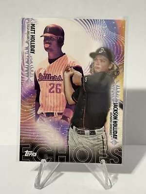 Jackson Holliday Matt Holliday 2023 Topps Pro Debut  CASE HIT SSP Echoes Insert • $20