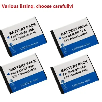 3.7V Battery For Samsung BP-70A ES74 PL21 SLB-70A ST61 EA-BP70A PL20 ES67 • £8.39