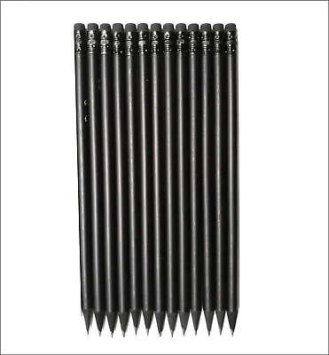 Pencils 100 X Blackline - Black Eraser Buy In Bulk & Save Wholesale Pencil • $39.99