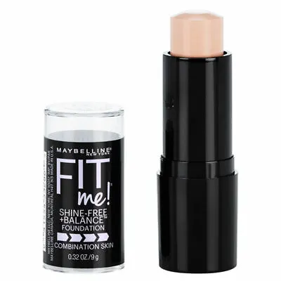 1 X Maybelline Fit Me Stick Makeup Foundation ❤ 110 Porcelain Shine Free Balance • $9.62