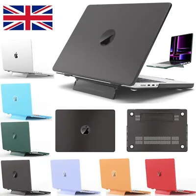 For MacBook Pro Air 15.3  13.6  13.3  14 16 Inch Laptop Hard PC Case Stand Cover • £13.07