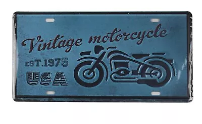   Motorcycle EST.1975 USA Tin Sign Car Plate Home Shop Decor • $18.91
