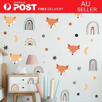 Self-adhesive Removable Wall Sticker & Decal | Fox | Kids&Nursery Room • $12.95