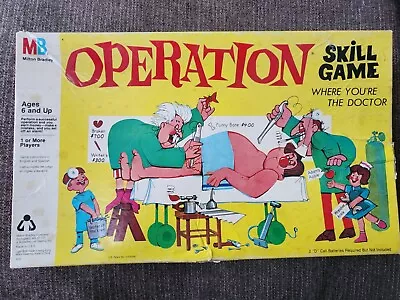 Vintage Milton Bradley Operation Game READ • $20