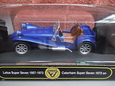 Caterham Super 7 - Anson 1/18 Scale Blue BOXED • £89.95