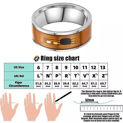 Biochip & Ultrasound Smart Shaping Ring Magnetic Lymphatic Zircon Shaping Ring • $7.17