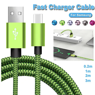 Type C Fast Charging USB Data Sync Cable For Samsung S23 S22 S21 Ultra A25 A53 • $9.26