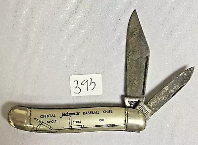 Vintage Jack Master Baseball Double Blade Folding Pocket Knife (#393) • $20