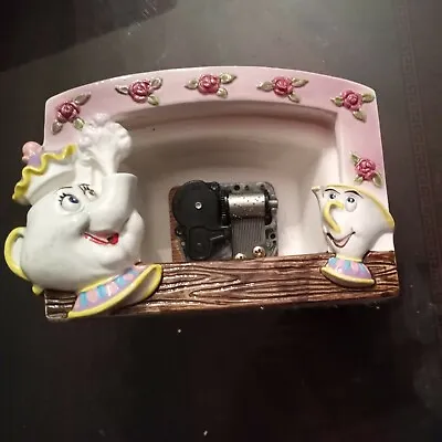 Mrs. Potts And Chip Vintage Music Box Photo Frame (Disney Beauty And The Beast) • $29.99
