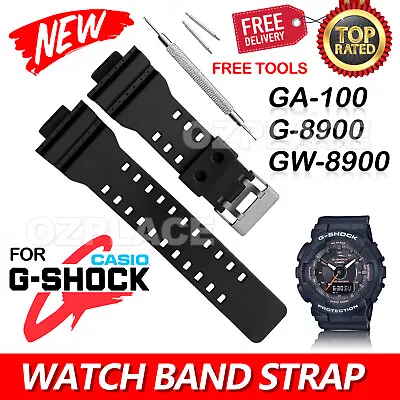 16mm Replacement Wristband Watch Band For Casio G SHOCK GA-100 G-8900 GW-8900 • $6.45