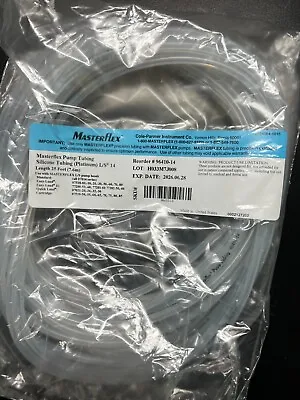 MASTERFLEX Platinum Cured Silicone Pump Tubing 96410-14 Food Beverage Pharma • $89.50