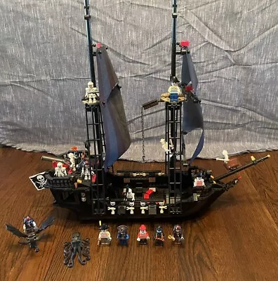 LEGO Custom Skeleton Evil Pirate Ship / 17 Mini Figures / Spooky Ship / Bones • $395