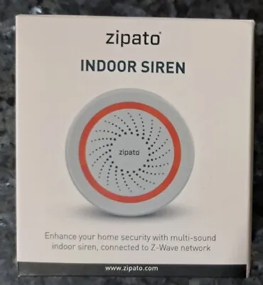 Zipato Z-wave Multi-sound Smart Home Indoor Siren Home Security  • £8.50