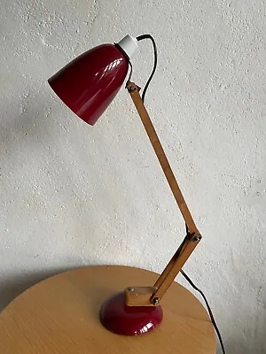 Terence Conran For Habitat Desk MacLamp No 8 - Deep Red • £155