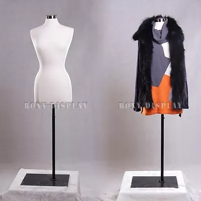 Female Size 6-8 Jersey Cover Body Form Mannequin Dress Form #F6/8W+BS-05BK • $99