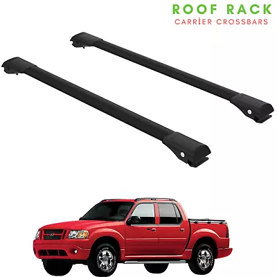 Fits Ford Explorer Sport Trac 2001-2005 Roof Rack Cross Bars Carrier Rail Black • $129.99