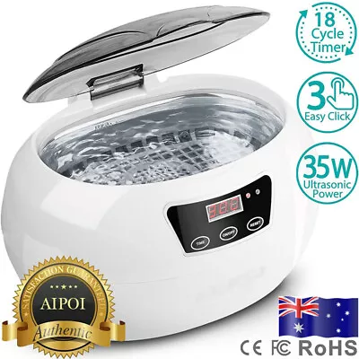 600ml Ultrasonic Cleaner Wave Cleaning Jewellery Polishing Machine Tank Timer A • $6.03