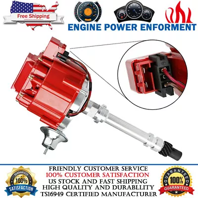 $67.82 • Buy Racing HEI Distributor Ignition Combo Kit For Chevy GMC SBC 350 BBC 454 5.0/5.7L