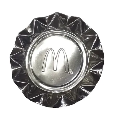 Vintage McDonald's Aluminum Ashtray Disposable Tray Advertisement Cigarette • $15