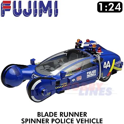 £59.99 • Buy BLADE RUNNER Spinner Flying Car Vehicle Police  1:24 Model Car Kit F091327