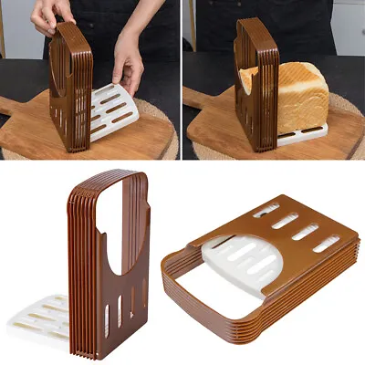 £4.59 • Buy Slicer Cutting Slicing Guide Kitchen Tool Practical Bread Cutter Loaf Toast