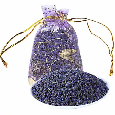 Natural Dried Flowers Lavender Bud Flower Sachet Bag Natural Lastin Fillin I0Y1 • £1.19