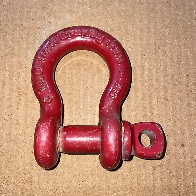 (shop 2) New Crosby WLL 3 1/4T Bow Shackle With Screw Pin 5/8 USA Looks Unused ! • $24.99