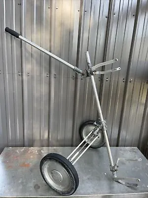 Vintage 1940s  Bag Boy Aluminum Golf Push Pull Cart Sold As Is “Wow Nice Cart” • $139.99