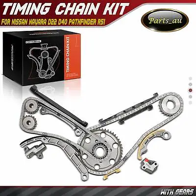 15x Timing Chain Kit For Nissan Navara D22 D40 Pathfinder R51 YD25DDTi 2.5L DOHC • $140.99