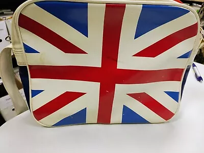 Union Jack Style Crossbody Shoulder Bag  Handbag Purse Overnight Luggage  • £28.94