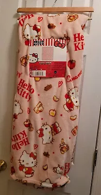 Hello Kitty  Throw Blanket 60 X 70 New Release For 2024  Hello Kitty & Apples  • $70