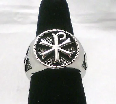 Chi Rho Monogram Of Christ Ring • $18.95