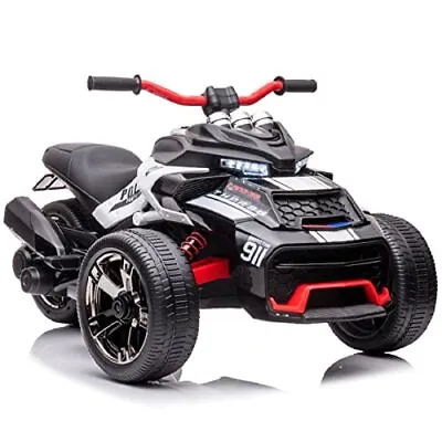 $351.97 • Buy New Ride On Police Motorcycle, 12V Kids Electric Car ATV For Kids, Battery