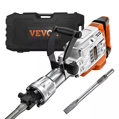 VEVOR Demolition Jack Hammer Concrete Breaker 3500W Electric Hammer2 Chisel Bits • $170.99