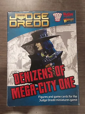 Denizens Of Mega City One Judge Dredd Miniatures 2000 AD Warlord Games News • $41.50