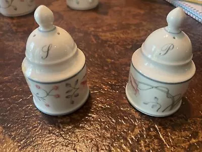 Villeroy & Boch Albertina Salt And Pepper Set Without Stoppers Porcelain  Mint • $19.99