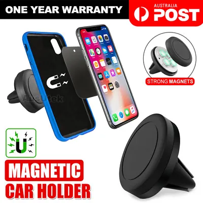 2X Universal Magnetic Car Phone Holder Mount Stand IPhone 15 Pro Max Samsung S24 • $13.95